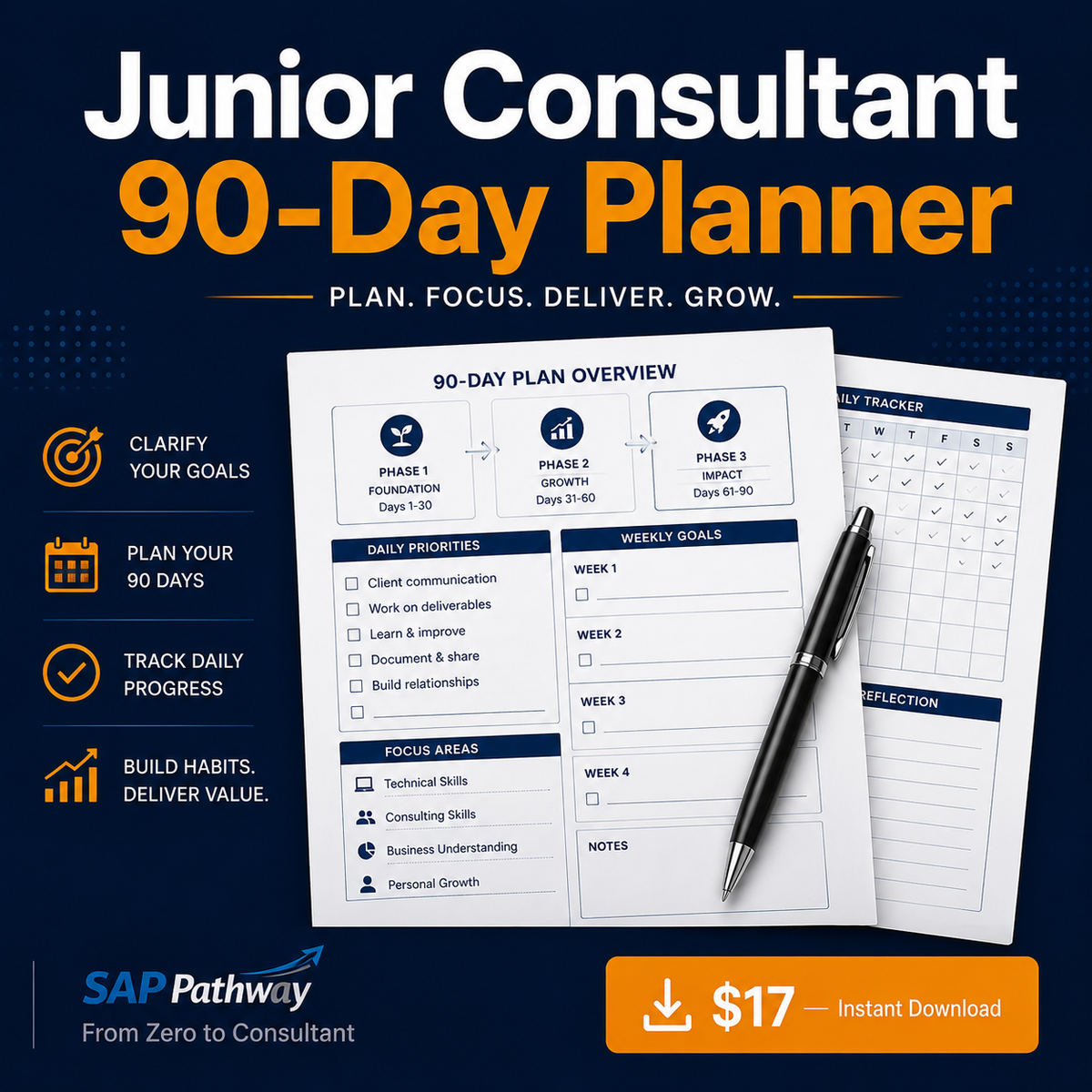Junior Consultant 90-Day Planner