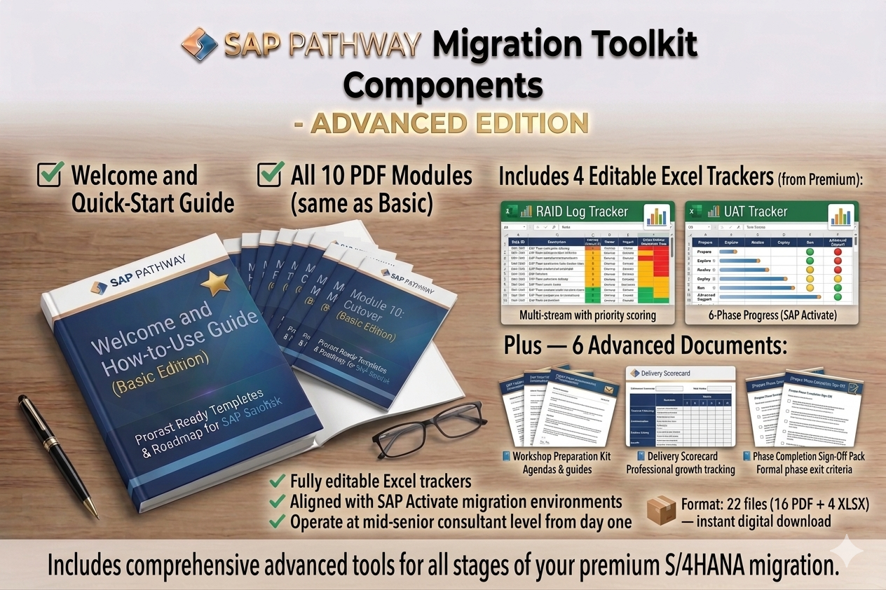 S/4HANA Migration Toolkit — Advanced