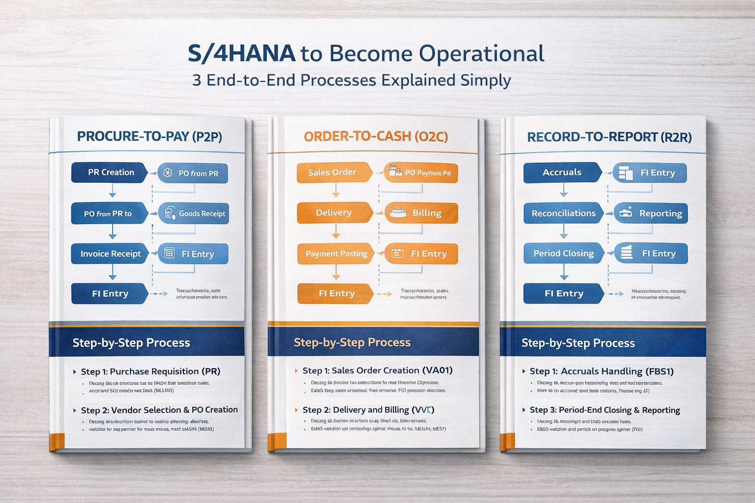 S/4HANA to Become Operational: 3 End-to-End Processes Explained Simply
