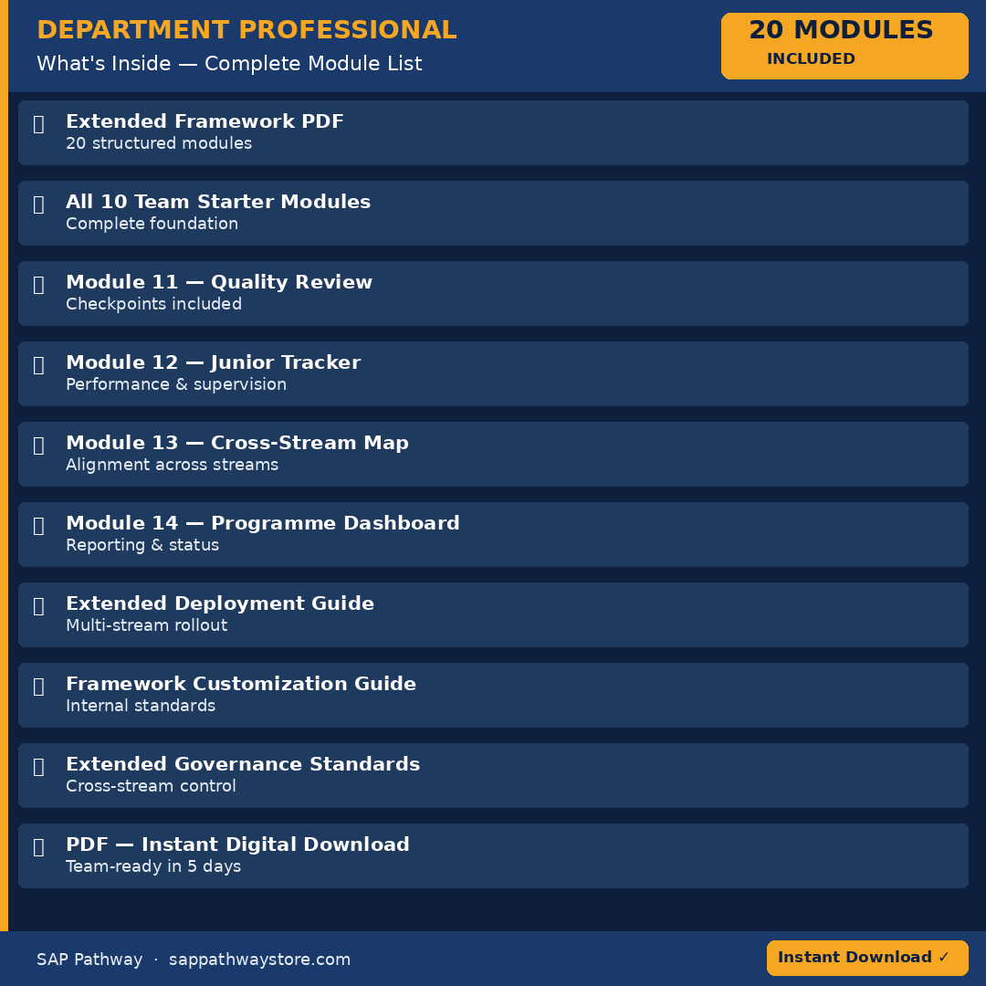 Department Professional
